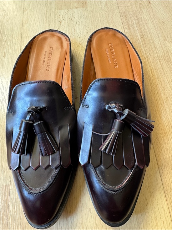 Everlane Shoes - Everlane Tasseled Loafer Mules